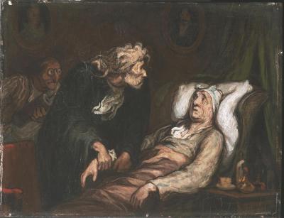 Honoré Daumier (1808–1879) The Imaginary Illness